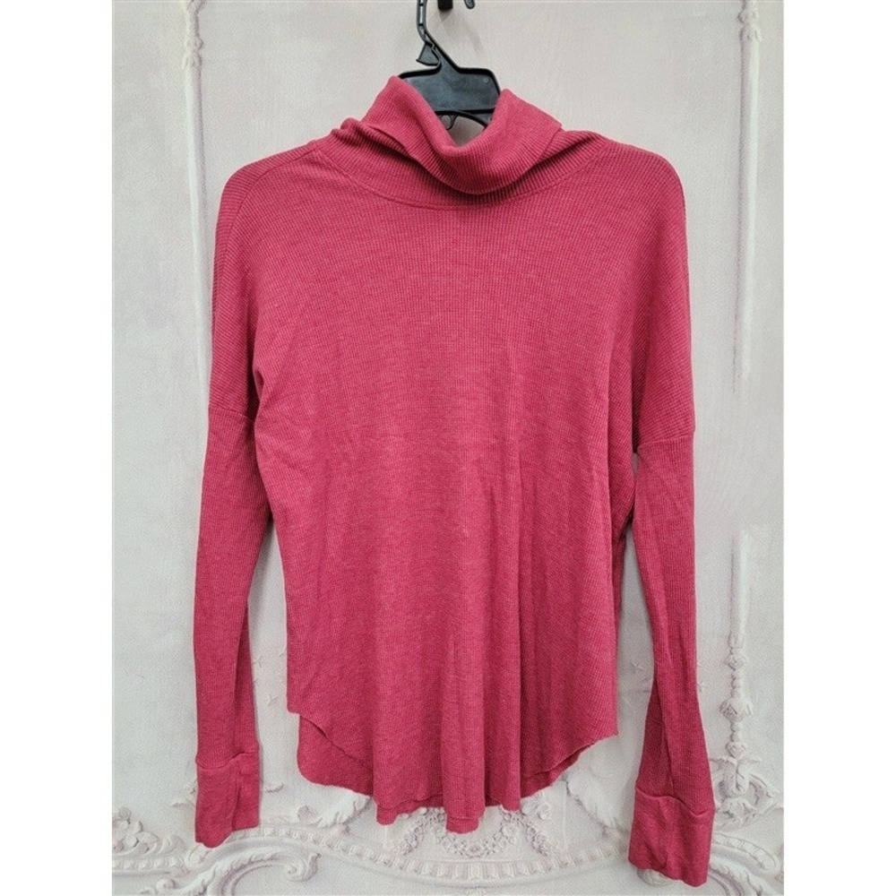 NWOTD Michael Stars S Marcy Thermal Red Turtle Neck Tunic 121123